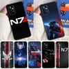 N7 Mass Effect Case For Samsung Galaxy A34 A54 A14 A13 A51 A71 A53 A33 A73 A12 A22 A32 A52 A72 A52S Coque