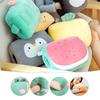 Cartoon Plush  Pillow Stuffed Hand Cushion Home Office Car Travel Warmer Winter Plush Toy Students' Nap
