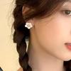 Women's Daily Unbalanced Color Flower Shaped Earrings