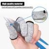 Level 5 Anti-Cut Finger Cover High-Strength Safety Flexible Anti Cut Fingertip Gloves Kitchen Tool Reusable and Durable