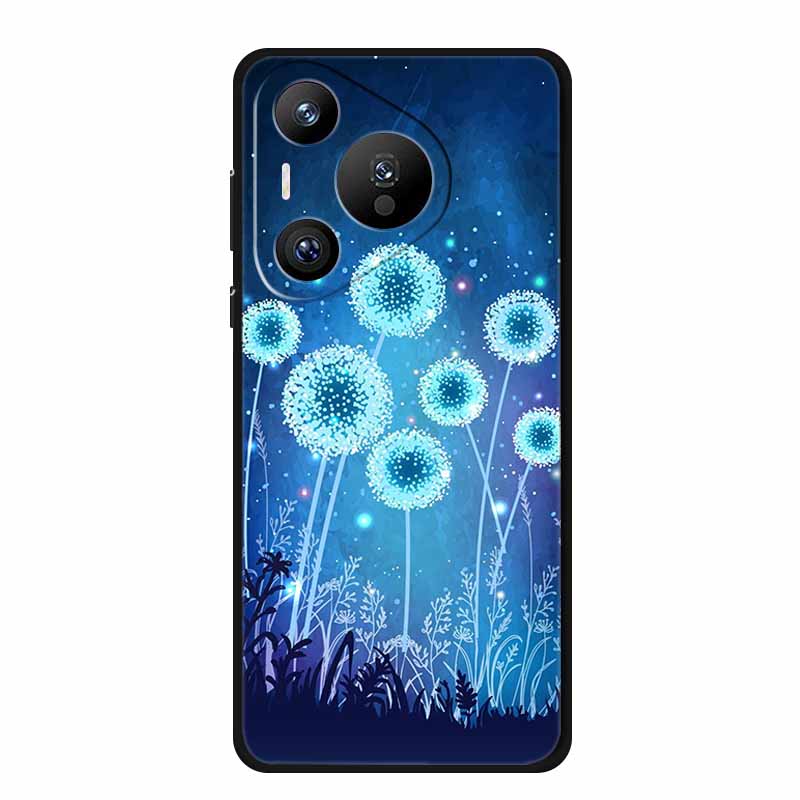 For Huawei Pura 70 Pro Case Pura70 Pro Plus Coque Black Silicone Soft Back Cover For Huawei Pura 70 Ultra Phone Case Funda Shell