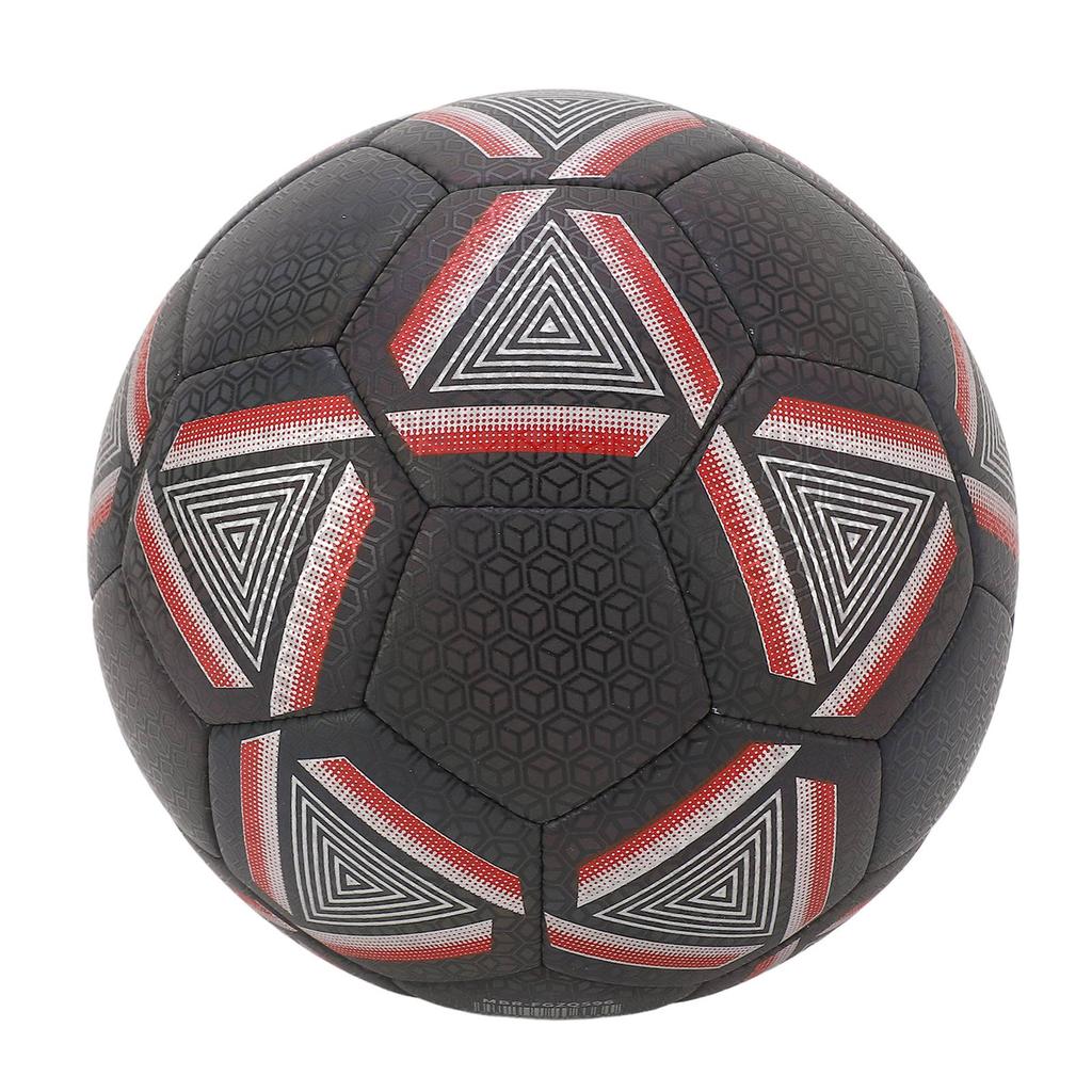 Reflective Soccer Ball Standard Size 5 Durable PU Leather Luminous Soccer Ball for Training Night Games