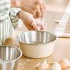 Double Layer Stainless Steel Colander Set Space Saving Stackable Rice Washing Bowl Mini Vegetable Fruit Washing Basket Microwave