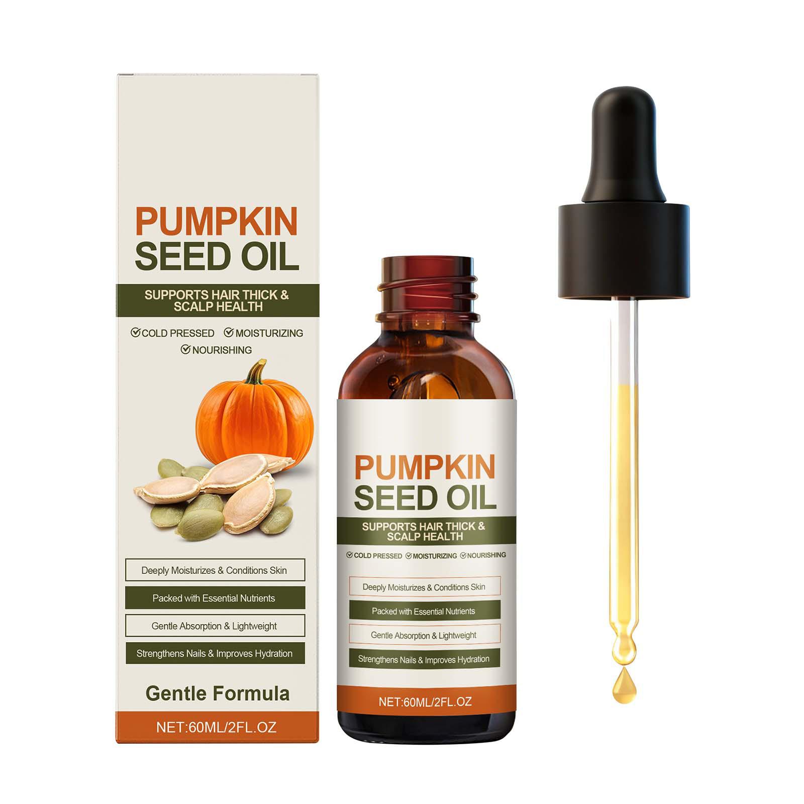 

Масло для ухода за семенами тыквы глубоко увлажняет кожу, питает ногти, увлажняет и поддерживает густые волосы, здоровье кожи головы, легкое и простое 60 мл белый