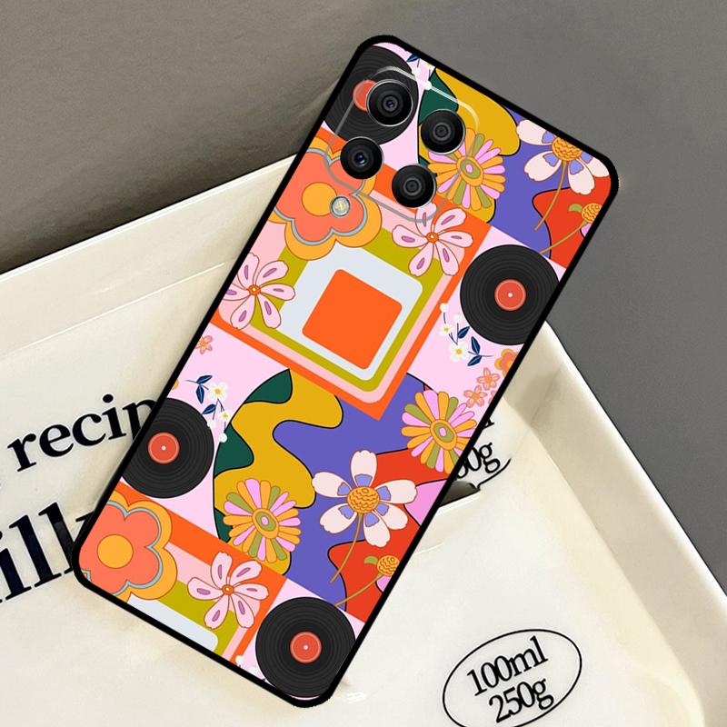 retro Groovy hippie boho rainbow Case For Samsung Galaxy M32 M12 M52 M15 M35 M55 M31 M56 M36 M16 M06 M13 M33 M53 M14 M34 M54