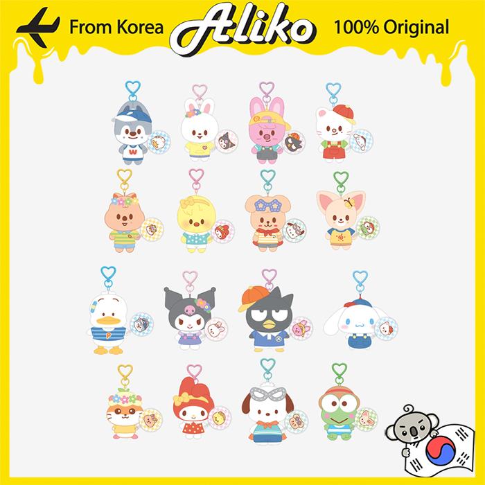 [предзаказ] ПЛЮШЕВАЯ МИНИ-КИСТОЧКА 10СМ Вер. Stray Kids SKZOO X ПЕРСОНАЖИ SANRIO WOLF CHAN