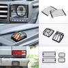 For Mercedes Benz G Class W463 2004-2018 Car Headlamp Cover Tail Lamp Rear Fog Lamp Protective Mesh Cover Car Accessories