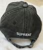 [USED] SUPREME Pigment Dye 6-Panel Cap Black