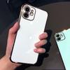 6D Electroplated Candy Color for iPhone17Pro Mobile Phone Case 15 Apple 16 Solid Color Anti-drop Protective Case XSMAX