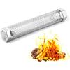 Edelstahl BBQ Rauchröhre für Pelletgrill, Premium Sechseckige Räucherröhre Kaltrauchgenerator für alle Grills, Heiß-/Kaltrauch, Holzkohlegrillen