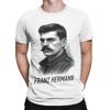 Men Women Franz Hermann Meme Retro T Shirts  Pure Cotton Clothing Novelty Short Sleeve Crewneck Tee Shirt New Arrival TShirts