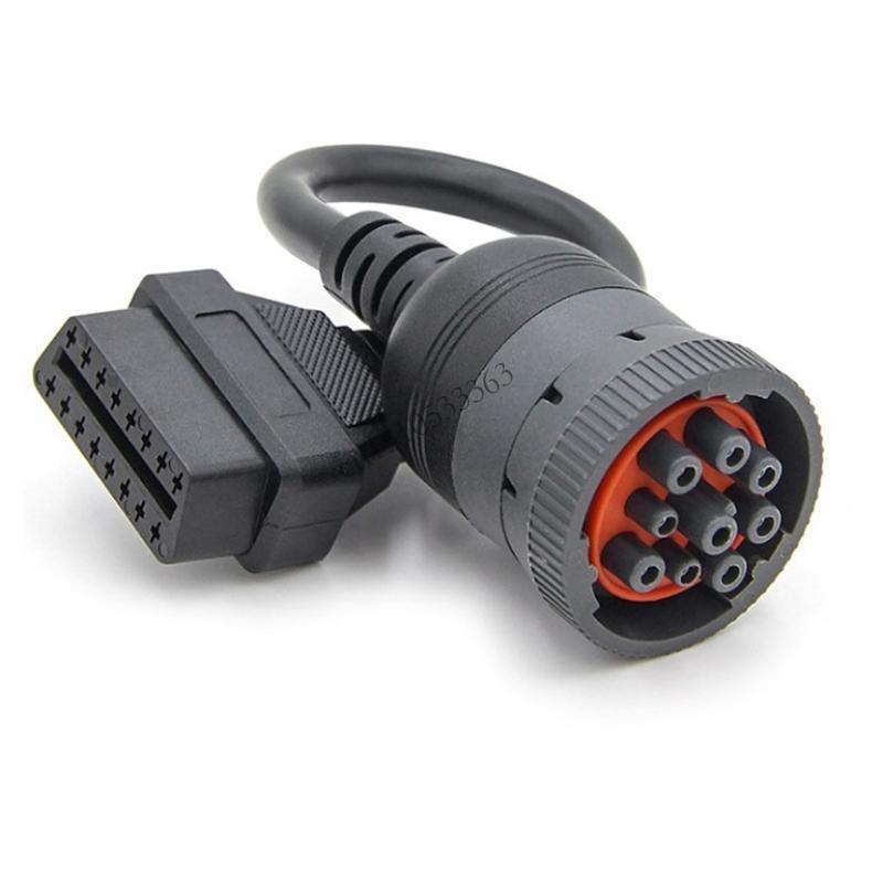 090E Professional Grade 9 Pin Pin Adapter Cable Optimized for Engine Diagnostics Automotive Repair Tool China Mainland