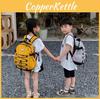 Modern Canvas Drawstring Backpack For Kids Large Capacity Lightweight Unisex Design
