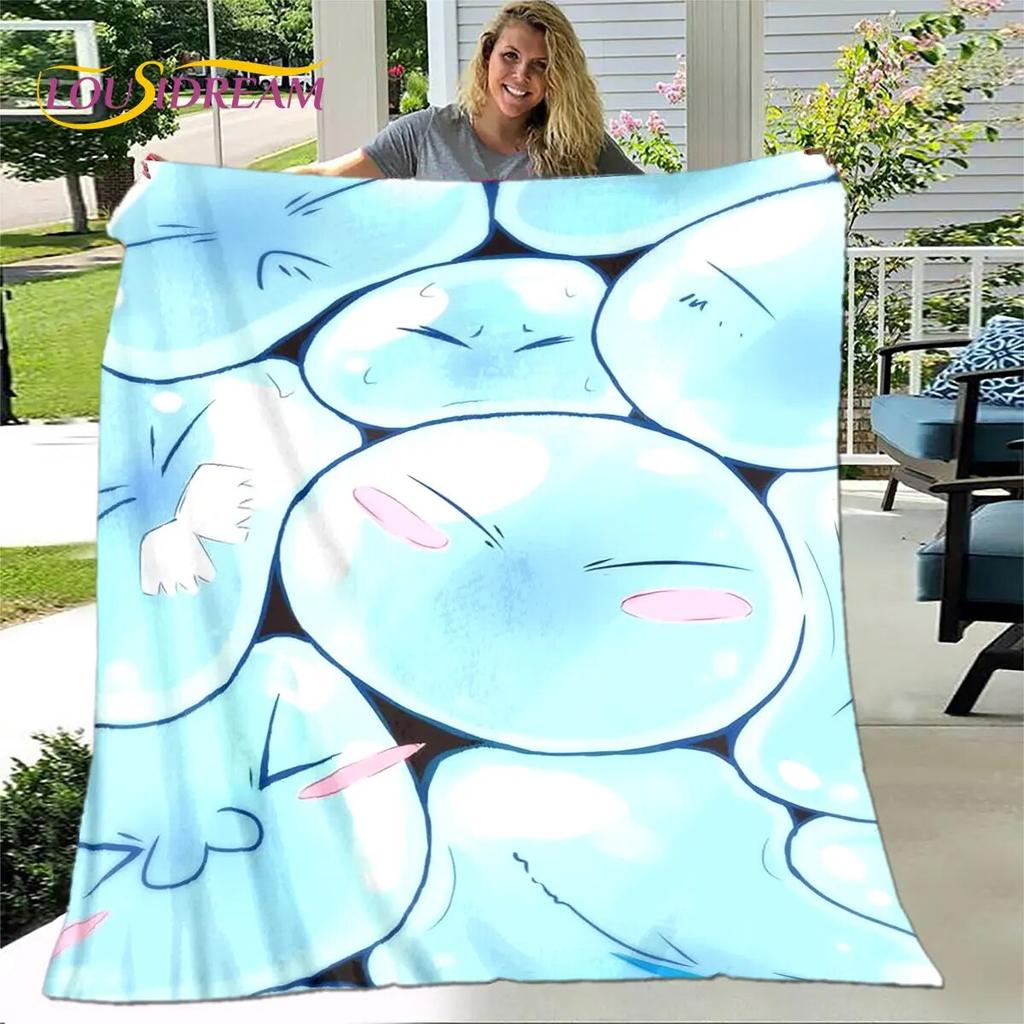 I Got Reincarnated As A Slime Anime Soft Plush Blanket,Flannel Blanket Throw Blanket for Living Room Bedroom Sofa Picnic Cover