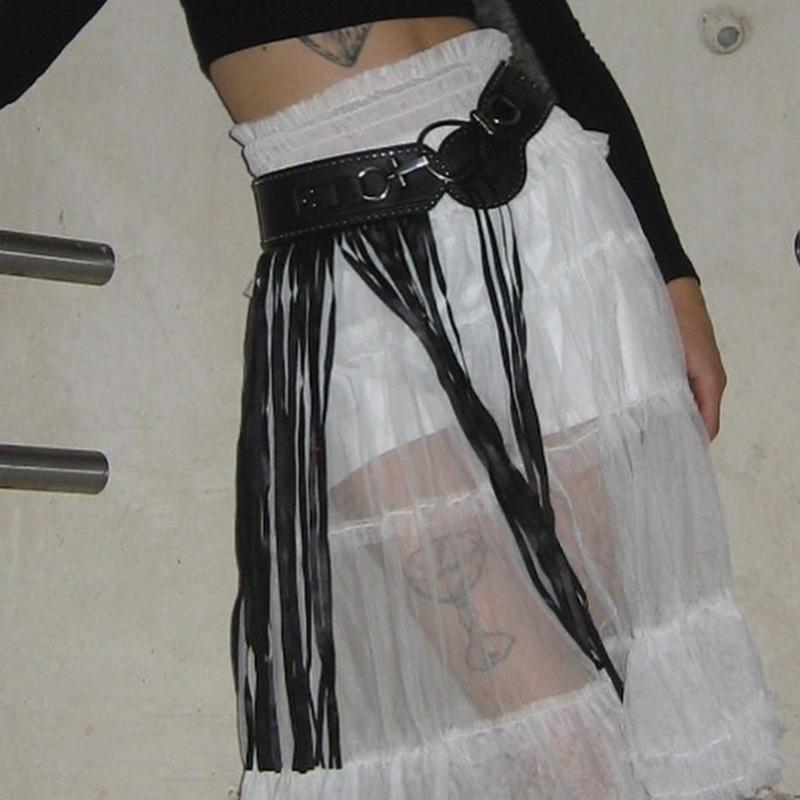 Waist Belt Rock and Roll for Club Cowgirl Rock and Roll Punk Vintage Belt Hot Girl WaistChain Studded Sexy Belt