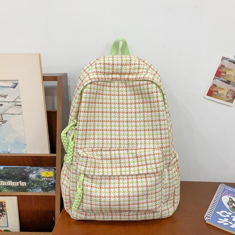 Korean Version of Junior High School Students' Large capacity Backpack Simple Middle School Students' Small Fresh Backpack