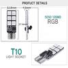 T10 12 SMD 5050 RGB LED Auto Keil Seitenlicht Leselampe Glühbirne Fernbedienung
