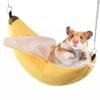 Djurdesign Husdjur Banan Hamster Råtta Hängmatta Bur Hus Bo Hamster Varmt Hus Litet Husdjur Hängmatta