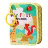 Baby Photo Album Fabric Memory Book Soft Cloth Scrapbook Interactive Sensory Toy for Newborn