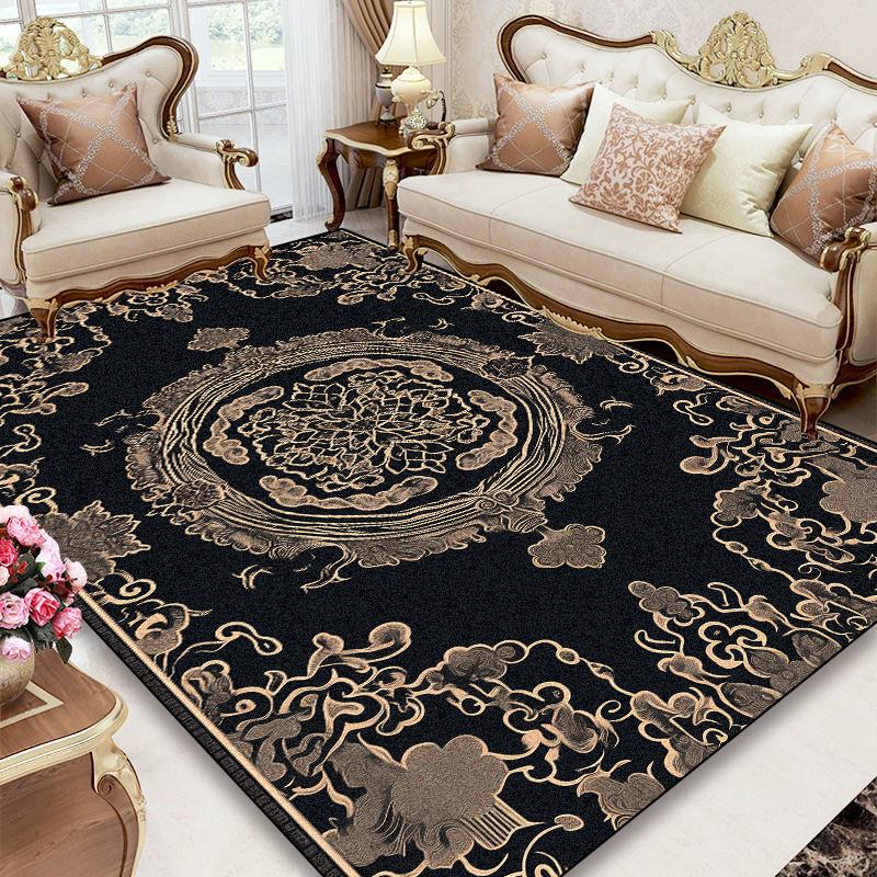 Living Room European Style Carpets Large Area Sofa Area Rugs for Bedroom Decoration Cloakroom Floor Mat Non-slip Entrance Carpet