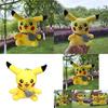 Adorable Pikachu Plush Toy Backpack Keychain Creative Cartoon Doll Gift Accessory