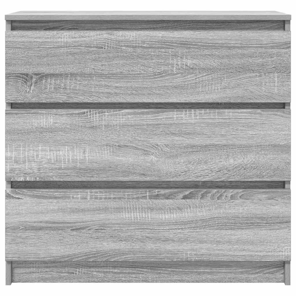 Sideboard Gray Sonoma 80x35x76 cm Particleboard