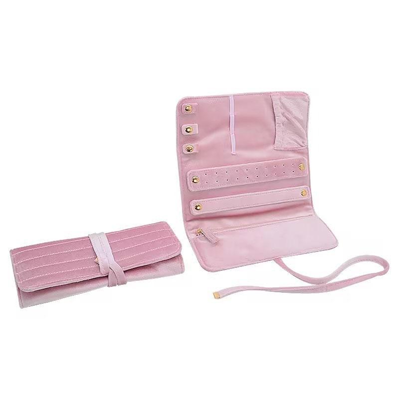 

New Jewelry Bag Velvet Jewelry Storage Bag earring Display Stand Exhibitors for Business Organizer Earrings SSZSJ05 розовый