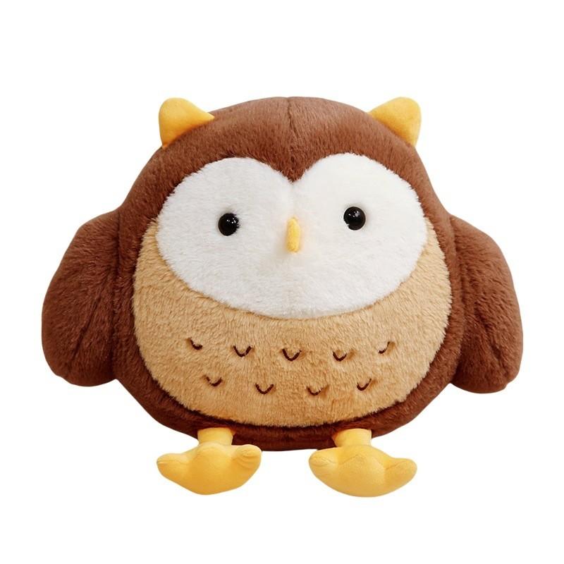Adorable Plush Cartoon Owl Doll Toy Soft Stuffed Animal For Kids And Adults Gift