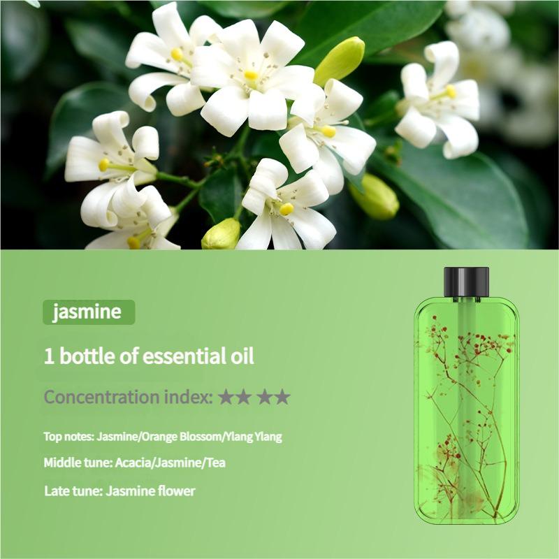 70ML Humidifier Essential Oil Refill Jasmine Lavender Hilton Oils Diffuser Fragrance Essential Oil for Living Bedroom Toilet Home Air Fresheners