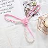 Kvinner Undertøy Flower Faux Pearls Thongs Sexy G String Transparent Truser