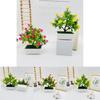 Artificial Camellia Sasanqua Tree Plant Decor For Living Room And Balcony Displays