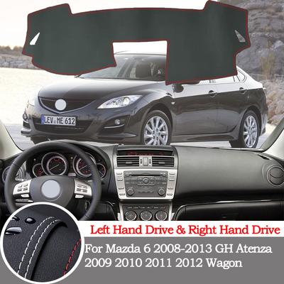 Hoogwaardig lederen instrumentenpaneel en lichtdichte mat voor Mazda 6 2008-2013 GH Atenza 2009 2010 2011 2012 Stationwagon accessoires