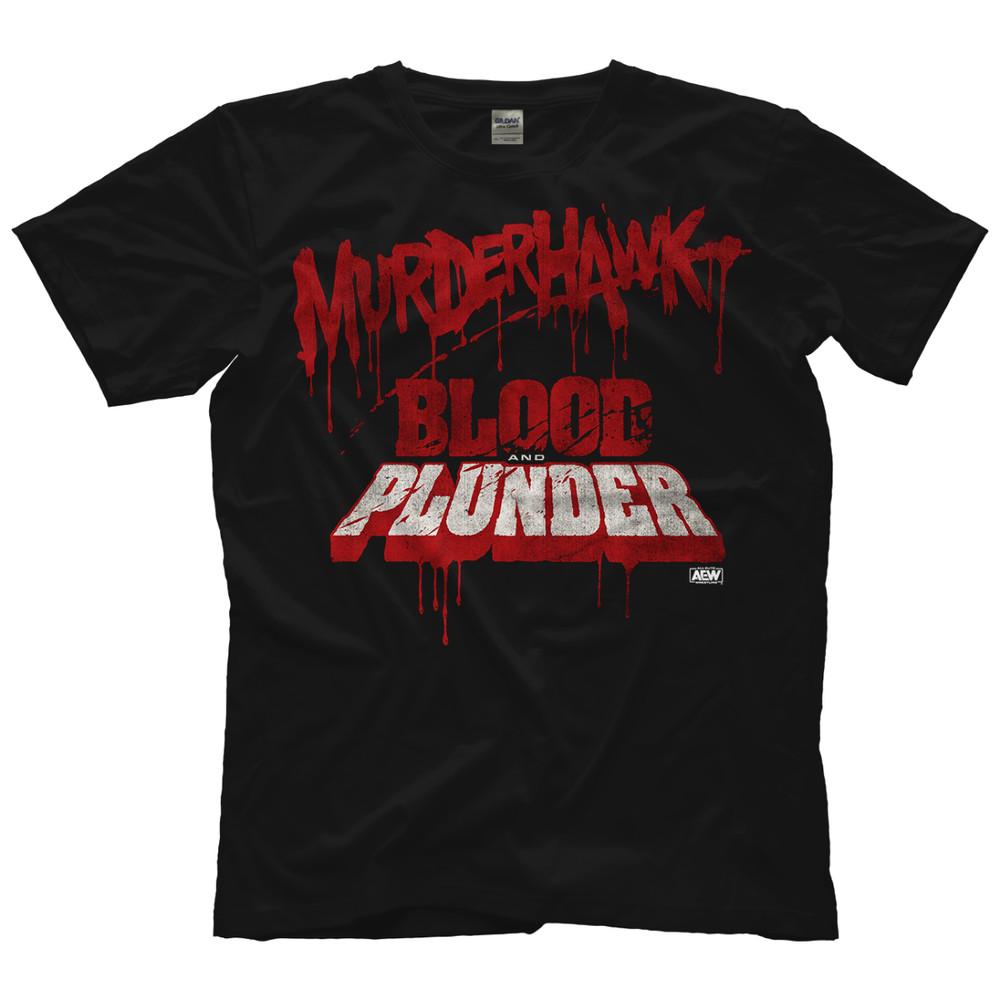 Lance Archer  Murderhawk Blood And Plunder AEW Official TShirt Unisex T-Shirt M