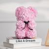 1PC Artificial Flower Eternal Rose Teddy Bear Mother's Day Birthday Valentine's Day Anniversary Gift Home Decoration