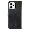 For Oppo Reno14 5G (Global) Wallet Case Glitter Anti-Scratch Leather Stand Phone Cover with Strap