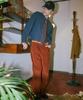 Pilpeu Washed Corduroy Flare Pants 5(Firebrick)