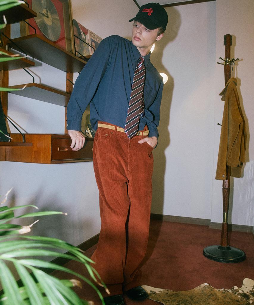 Pilpeu Washed Corduroy Flare Pants 5(Firebrick)