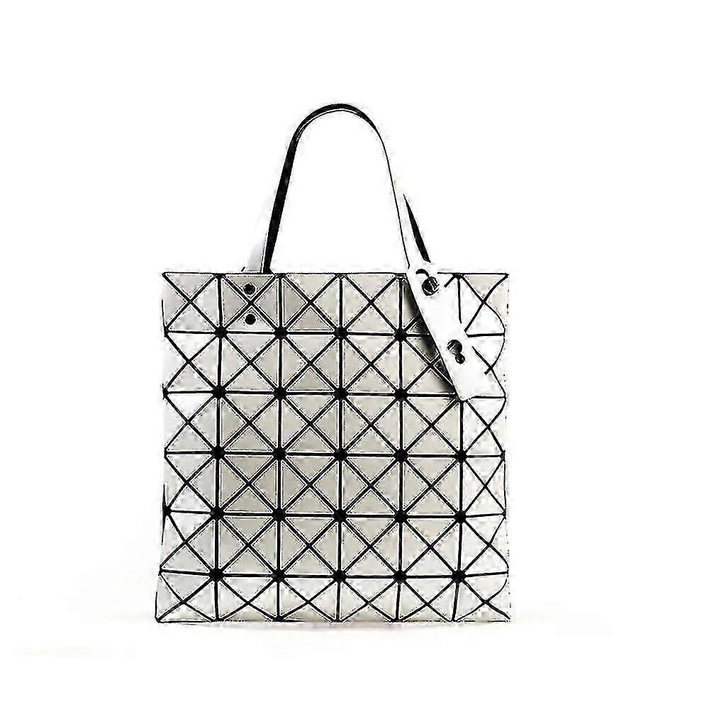 Women Japanese Issey Miyake Geometry Tote Bags Lingge Bag Travel Handbags