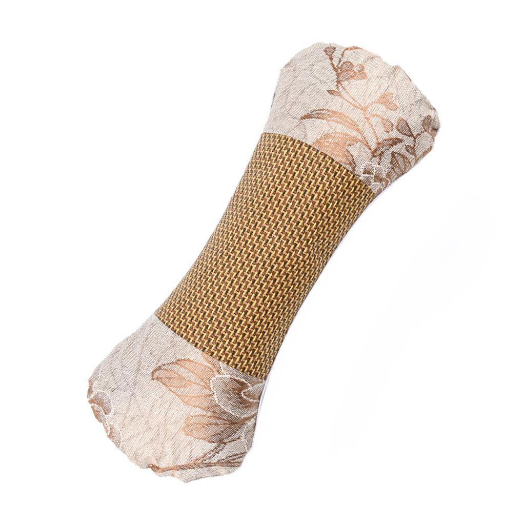 Wormwood Pillow Promote Sleep Soft Ice Silk Multi Function Ergonomic Wormwood Lumbar Pillow for