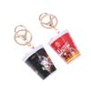 1 Piece Bowl Noodle Turkey Noodles Spicy Ramen Charm Mini Snacks Bag Pendant Simulation Instant Noodles Keychain Christmas Gifts