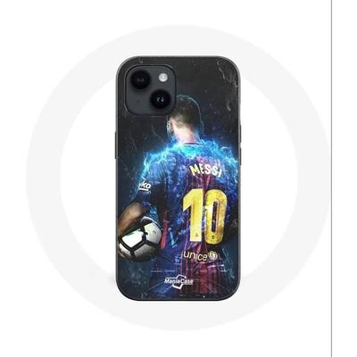 Case for Iphone 14 - Maniacase - Lionel Messi - Soft - Black - FCB