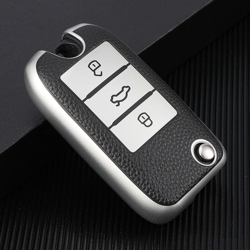 TPU Leather Car Key Case Cover Bag Holder Shell Fob for Roewe RX5 MG3 MG5 MG6 MG7 MG ZS GT GS 350 360 750 W5 Protector