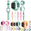 Clear Tpu Sport Strap For Apple Watch Series 1/2/3/4/5/6/7/se Adjustable And Precise Cutouts