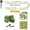 Solar Powered Rattan Leaf Light String Waterfall Light Fairy Flower Wreath Light Suitable for Courtyard Garden Balcony Parties