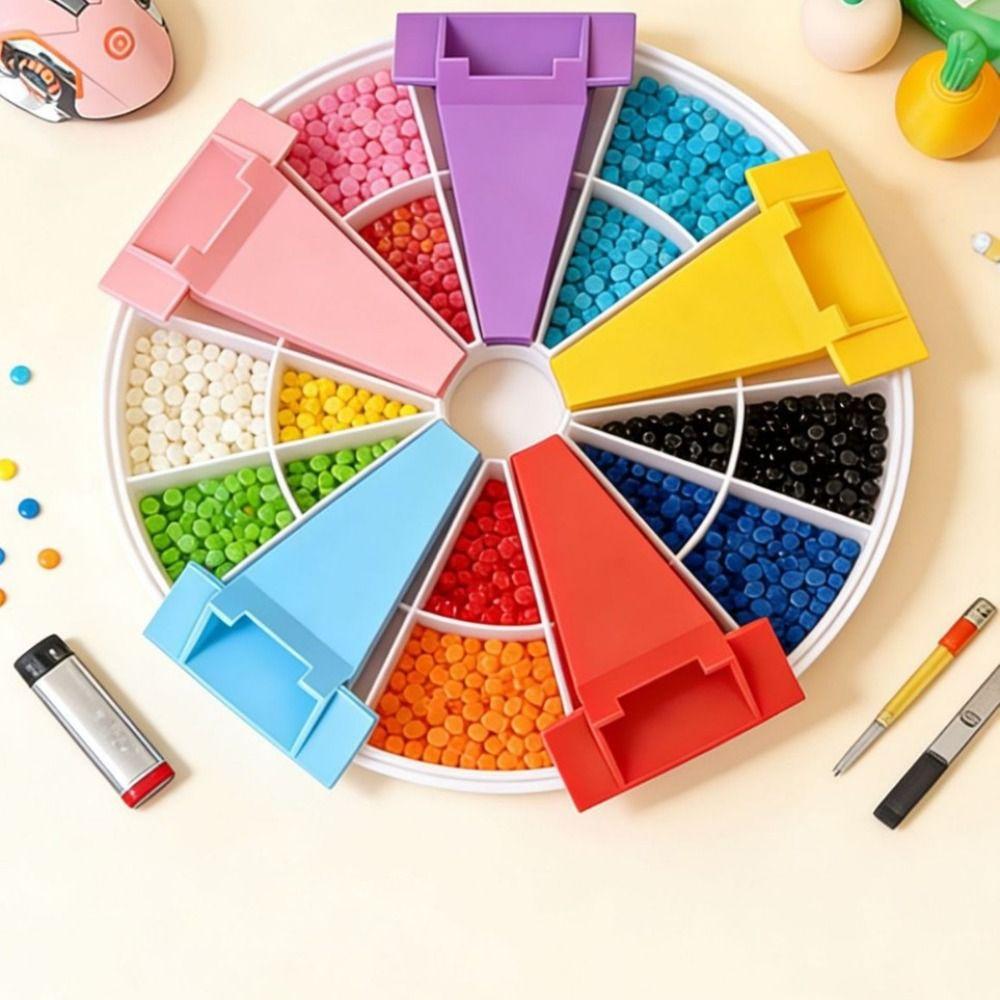 Efficient Fuse Beads Storage Box No Leakage Fuse Beads Organizer Craft Creation