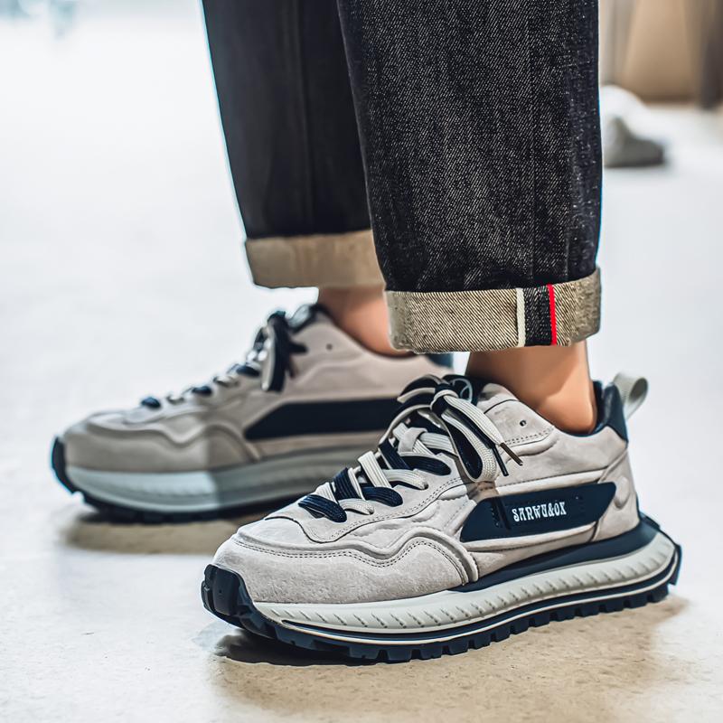2026 New Thick Soled Comfortable Sports Running Fashion Trend Versatile Casual Four Seasons Popular Men's Shoes