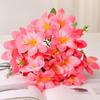 2PCS Simulated 5-forked, 10-headed colorful lilies, wedding and home decorations, artificial daffodils and orchids.