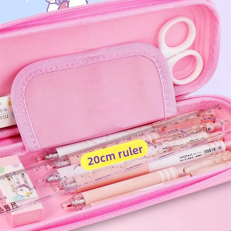 3D Pencil Case, Adorable Panda EVA Design, Large Capacity Waterproof Pencil Case, Stationery Pouch for School Supplies