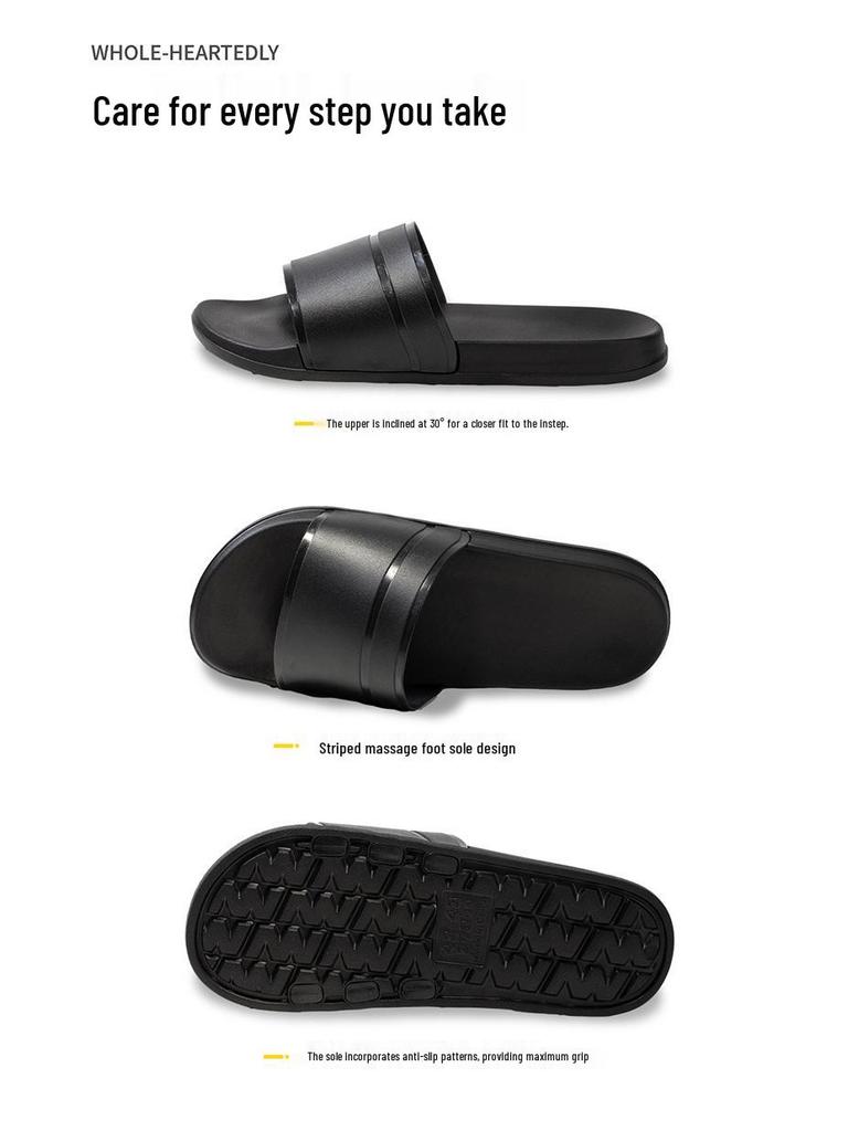 Women's Non-Slip Solid Color Bath Slippers