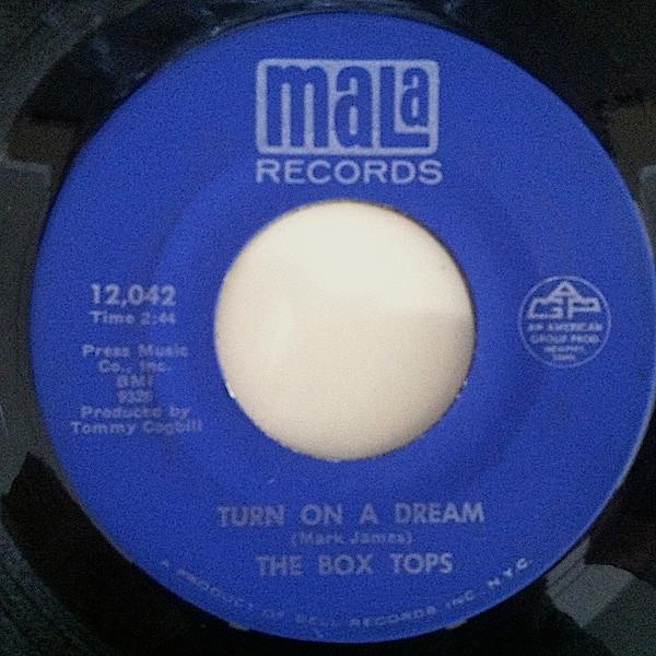 

7inch Record BOX TOPS - Turn On A Dream 12042 Mala 1969 US Rock Used